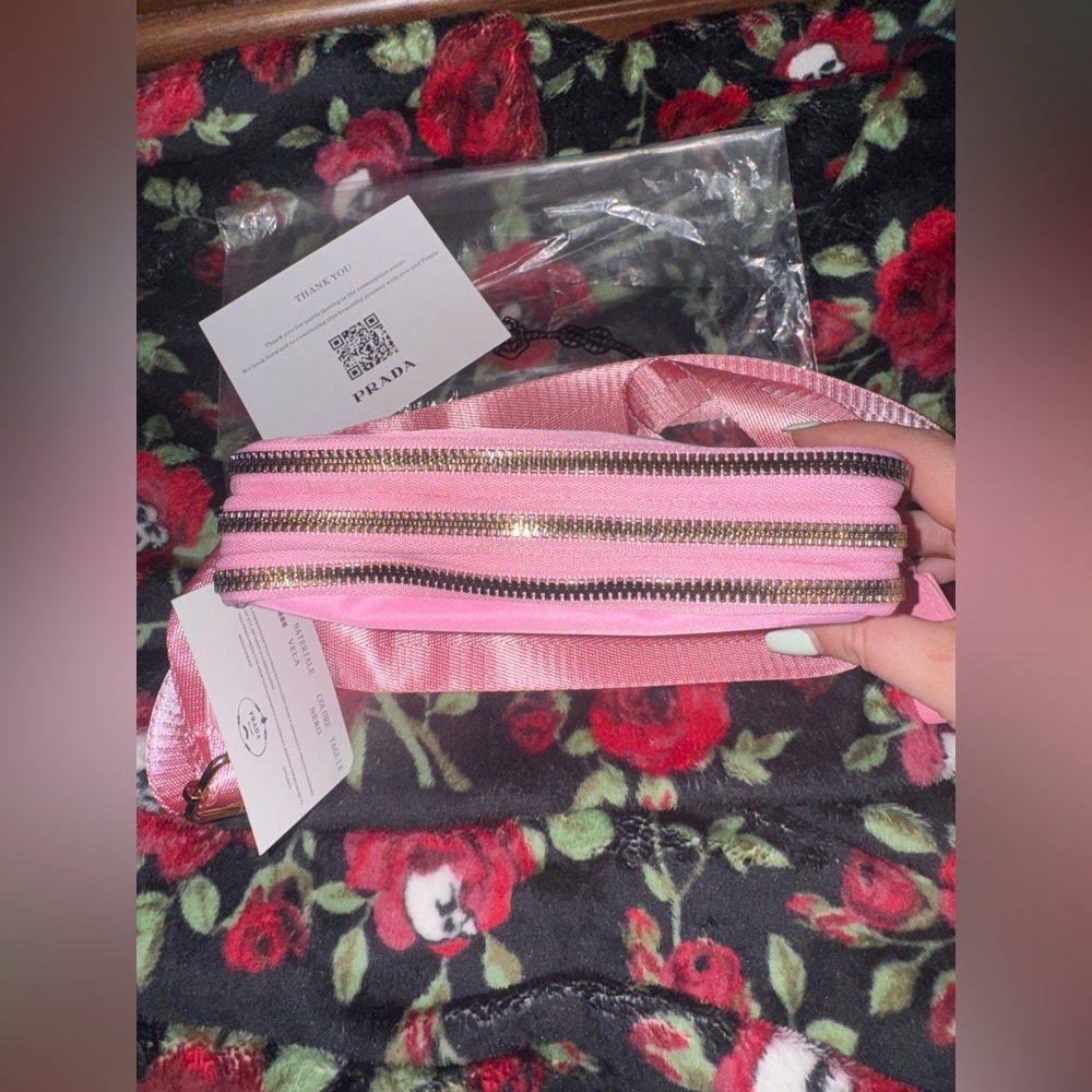 Prada Hot Pink Nylon Sling Bag NWT - Picture 4 of 5